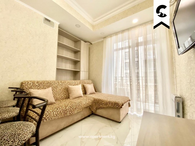 2 bedroom studio apartment for rent in Bishkek.